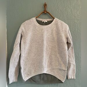Madewell Light Gray Crew Neck Sweater